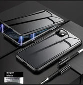 Anti - peep Magnetic Protective Shell Magnetic Privacy Glass Phone Case - Show Gadgets